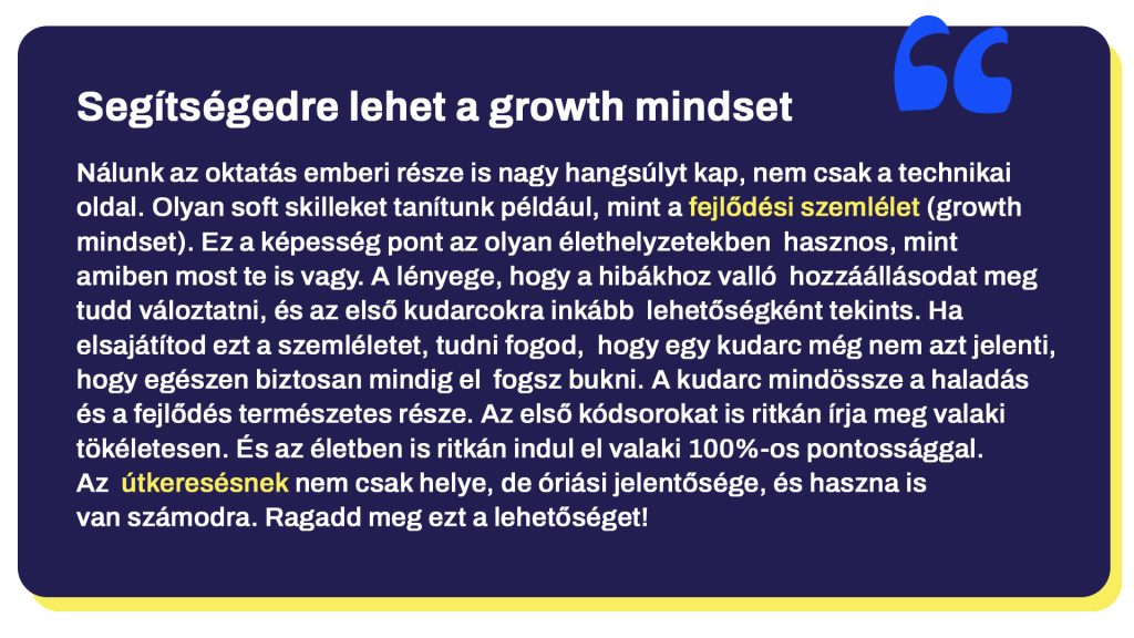 growth mindset szekció